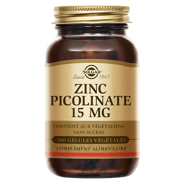 Zinc Picolinate 15mg 100 gélules