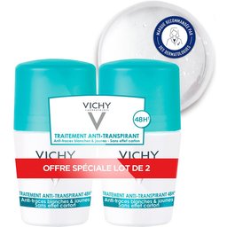 Lot*2 Bille Anti-Transpirant 48H, Anti-Traces, Sans Effet Carton