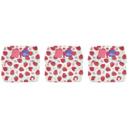 Miosolo classic All-in-One Couche-culotte en tissu Fraise rafraîchissante