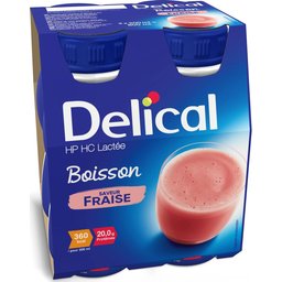 HP HC Lactée Boisson Fraise 4x200ml