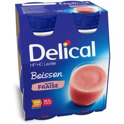 HP HC Lactée Boisson Fraise 4x200ml