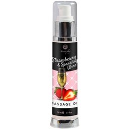 Huile De Massage Fraise Vin Pétillant 50ml