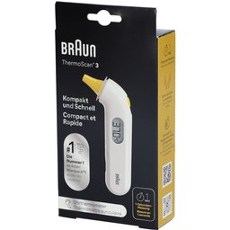 Thermomètre auriculaire compact ThermoScan® 3 de Braun
