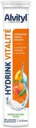 Hydrink Vitalité Goût Pêche 20 Comprimés Effervescents - Tube