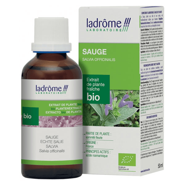 Extraits de Plantes Fraîches Sauge Bio 50ml