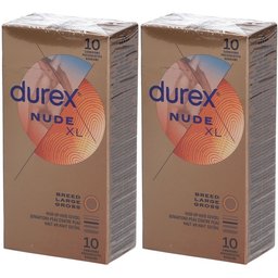 Durex® Nude XL Préservatifs Sensation Peau contre Peau