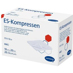 ES Compresses 10 x 20 cm stériles