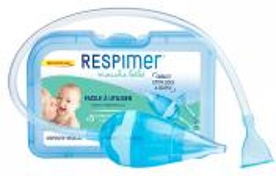 Respimer Mouche Bébé Embout Souple - Boîte plastique 1 mouche bébé + 5 filtres protecteurs.