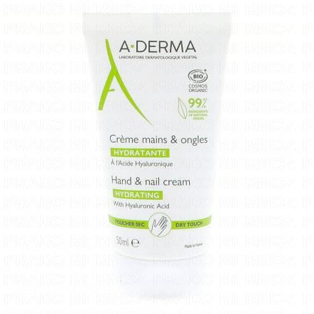 A-DERMA Les indispensables - Crème mains & ongles tube 50 ml