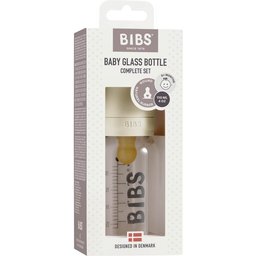 Baby Glass Bottle Ivory 110ml 1ut
