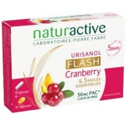 Urisanol Flash 10 Gélules + 10 Capsules