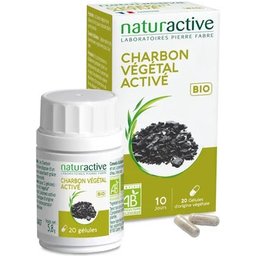 Charbon Végétal Activé BIO 20 Capsules