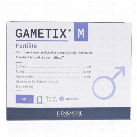 Gametix M Fertilité Homme x30 Sachets
