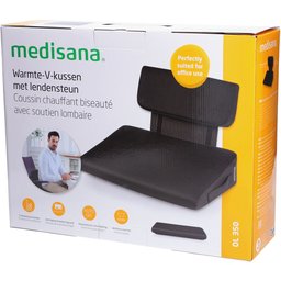 Office Line Coussin Chauffant avec Soutien Lombaire