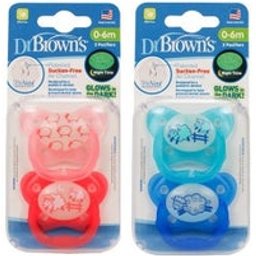 Dr Brown's Sucette Silicone Prevent 0-6m 2uts