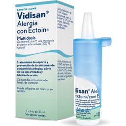 Allergie avec gouttes ophtalmiques Ectoïne Multidose 10 Ml