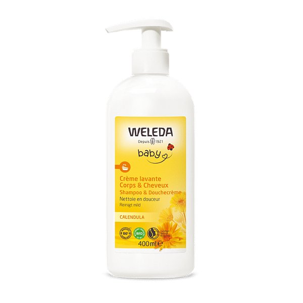 Crème lavante Corps et Cheveux au Calendula - Weleda