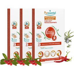 Patchs chauffants Pure Heat® Articulations & Muscles aux 14 huiles essentielles