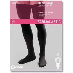 Compression Préventive Mi-Longue A-G Noir TM 1ut