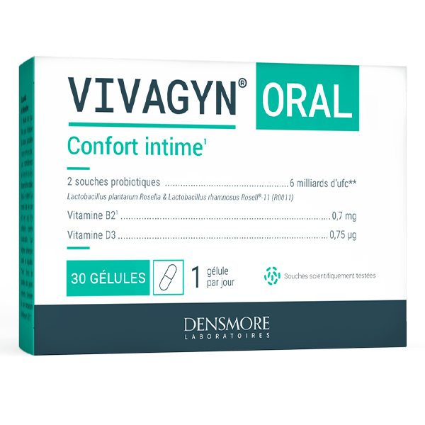 VIVAGYN ORALE - Pro biotique - Restaure l'équilibre Vaginal -1 mois