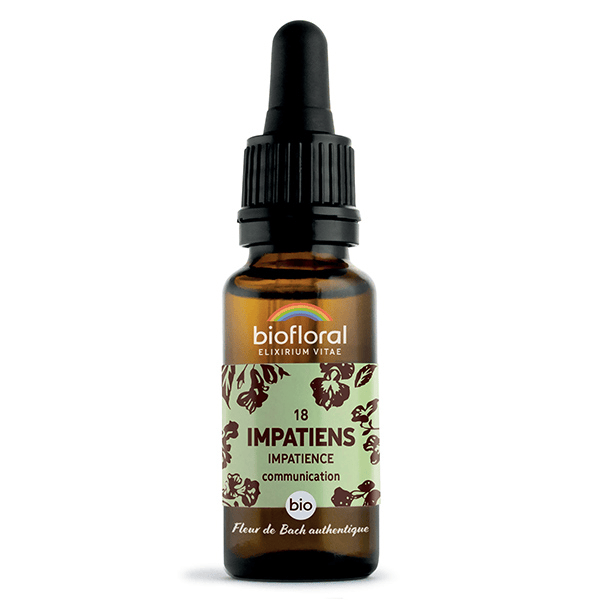 Fleur De Bach 18 Impatiens Impatience Compte Gouttes Bio 20 ml