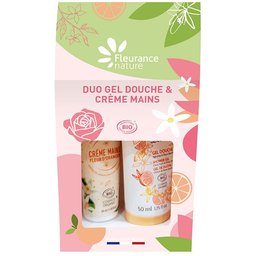 Fleurance Duo Gel Douche et Crème Mains Agrumes & Fleur d'Oranger