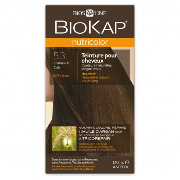 Nutricolor Teinture pour Cheveux 5.3 Châtain Or Clair 140ml