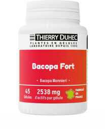 Bacopa Fort 2538 mg : Conditionnement - 180 gélules