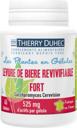 Levure de bière Fort Revivifiable : Conditionnement - 180 gélules