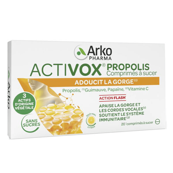 Activox Propolis 20 comprimés à sucer