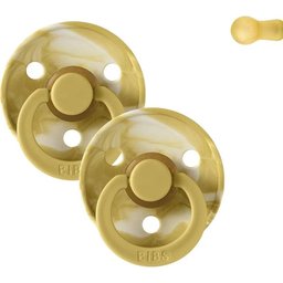 Sucettes Mustard Ivory Tie Dye T1 2uts