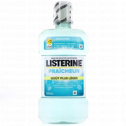 Bain de bouche Fraîcheur goût plus léger sans alcool 500ml