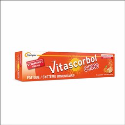 - Complément alimentaire à base de vitamine C 1000 mg - Fatigue et système immunitaire - Programme 20 jours - 20 comprimés effervescents