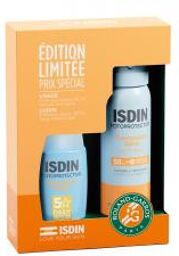 Fotoprotector Fusion Water Magic Crème Solaire SPF50 50 ml + Protecteur Solaire SPF50 Spray 100 ml - Coffret 2 produits
