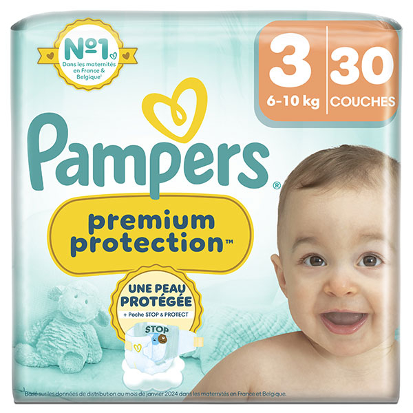 Couches Premium Protection T3 (6-10 Kg)