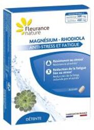 Magnésium - Rhodiola 30 Jours 30 Comprimés - Boîte 30 comprimés