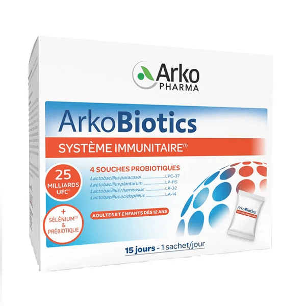 Arkobiotics Système Immunitaire probiotiques 15 sachets