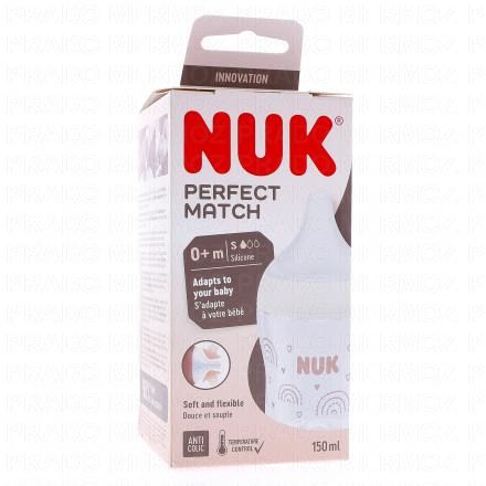 Perfect Match - Biberon +0mois blanc 150ml