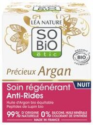 Précieux Argan Soin Régénérant Anti-Rides Nuit Bio 50 ml - Pot 50 ml