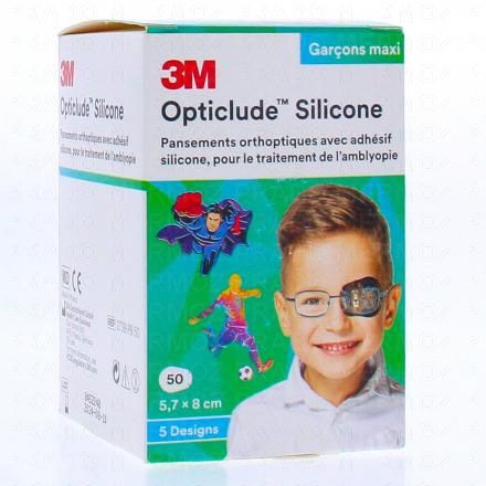 Opticlude - silicone garçons maxi x50
