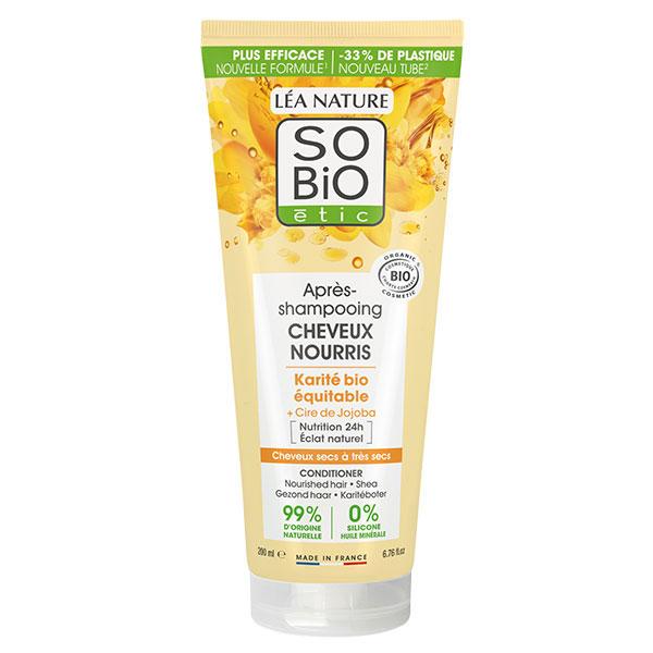 So'Bio Étic Après-Shampoing Karité & Céramides d'Argan Bio 200ml