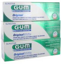 Gel Dentifrice Original White 75 ml - Lot de 3 - Lot 3 tubes de 75 ml