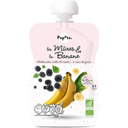 Compote Les Mûres & La Banane +4/6 Mois Bio 120 g