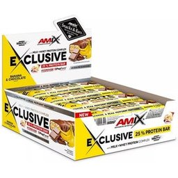 Exclusive Protein Bar Plátano Chocolate 12x85g