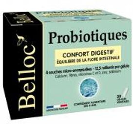 Probiotiques 30 Gélules Végétales - Pot 30 gélules