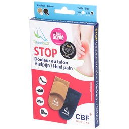 Stop Douleur au Talon L-Xl Noir