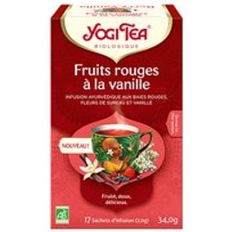 Fruits Rouges avec Vanille Infusion Bio 17 Sachets