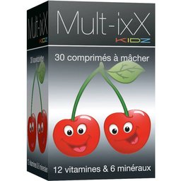 Mult-Ixx Kidz® | Multivitamines & minéraux croissance, immunité et os à croquer