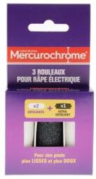 Recharges Râpe Électrique Grains Exfoliants Lot de 3 Recharges - Boîte 3 rouleaux