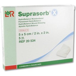 Suprasorb® HydroBalance Pansement compressif 5 x 5 cm